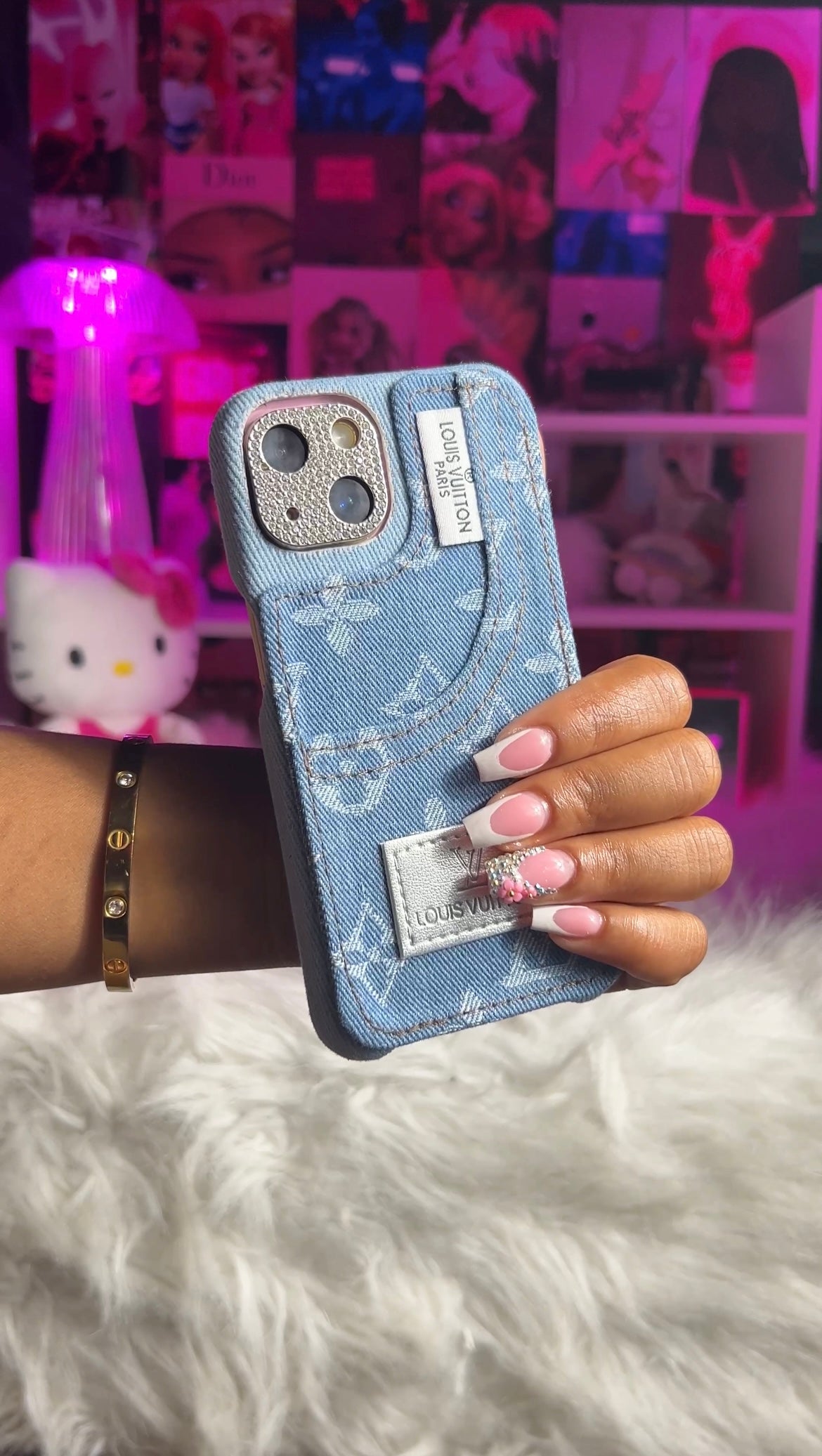 Designer Denim iPhone Case — view 1