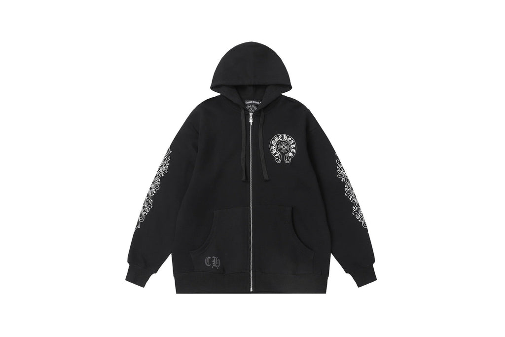 Chrome Hearts New Zip Up Hoodie 8515 — view 2