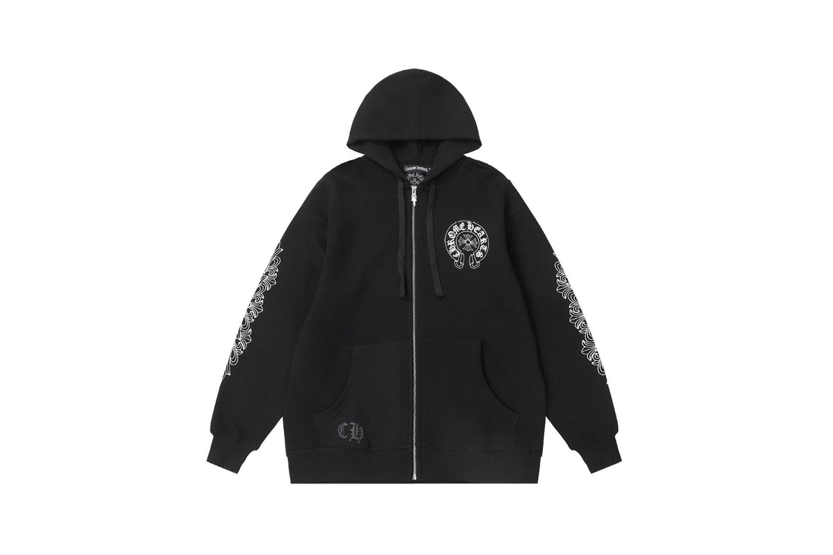 Chrome Hearts New Zip Up Hoodie 8515 — view 2