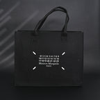 Maison Margiela MM6 Tote Bag – Limited Edition Black Canvas Shopper — view 2