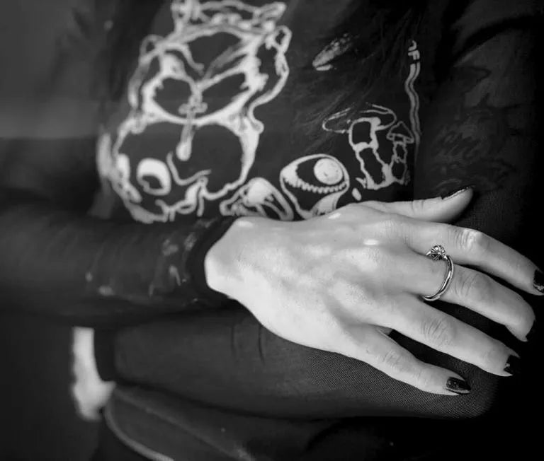 CHROME HEARTS NAIL RING – CROSSBALL 56 — view 3