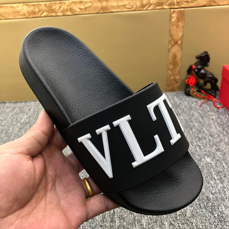 YVS3 Unisex Leather Slippers — view 1