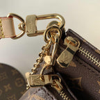 Multi Pochette Accessoires Monogram Canvas - Khaki — view 3