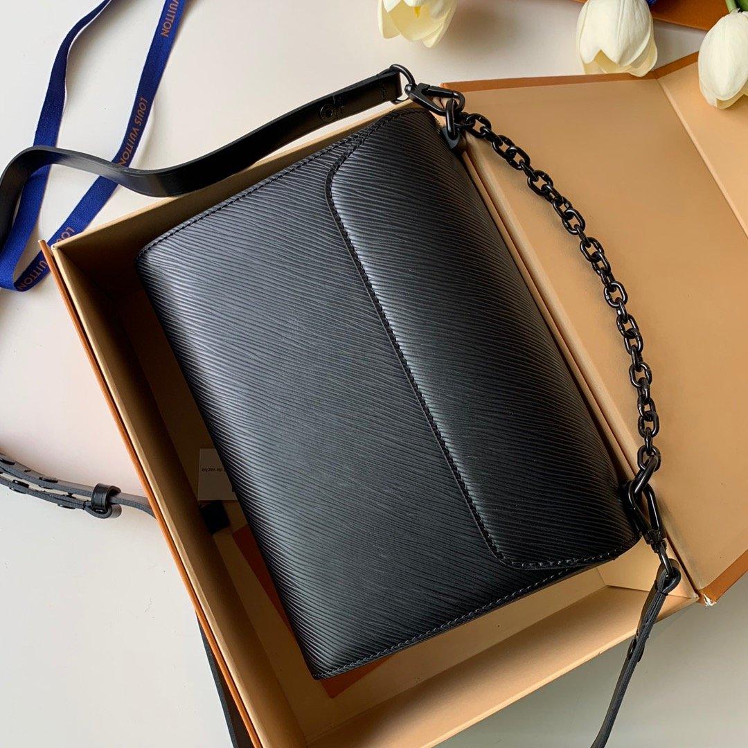 Louis Vuitton Twist MM Black Handbag — view 3
