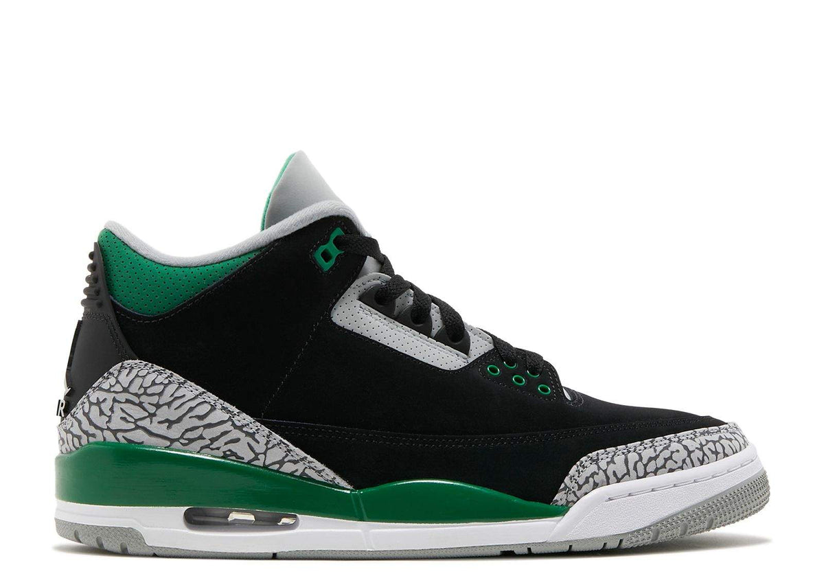 Air Jordan 3 Retro ‘Pine Green’ Unfading Sneaker — view 1