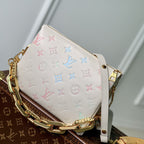 Louis Vuitton Coussin MM Bag Black - White — view 1