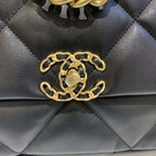 Chanel 19 Small Flap Bag Black — view 8