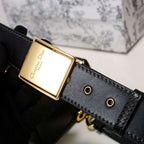 Dior 30 Montaigne Flap Shoulder Crossbody Bag with CD Clasp and Adjustable Leather Strap — view 8