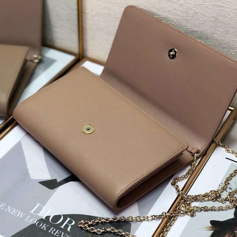 Dior 30 Montaigne Pouch - Bright Brown — view 8