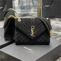 YSL Envelope Bag 24CM - Black — view 6