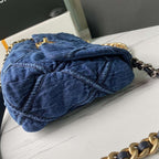 Chanel 19 Denim Large Flap Bag — view 5