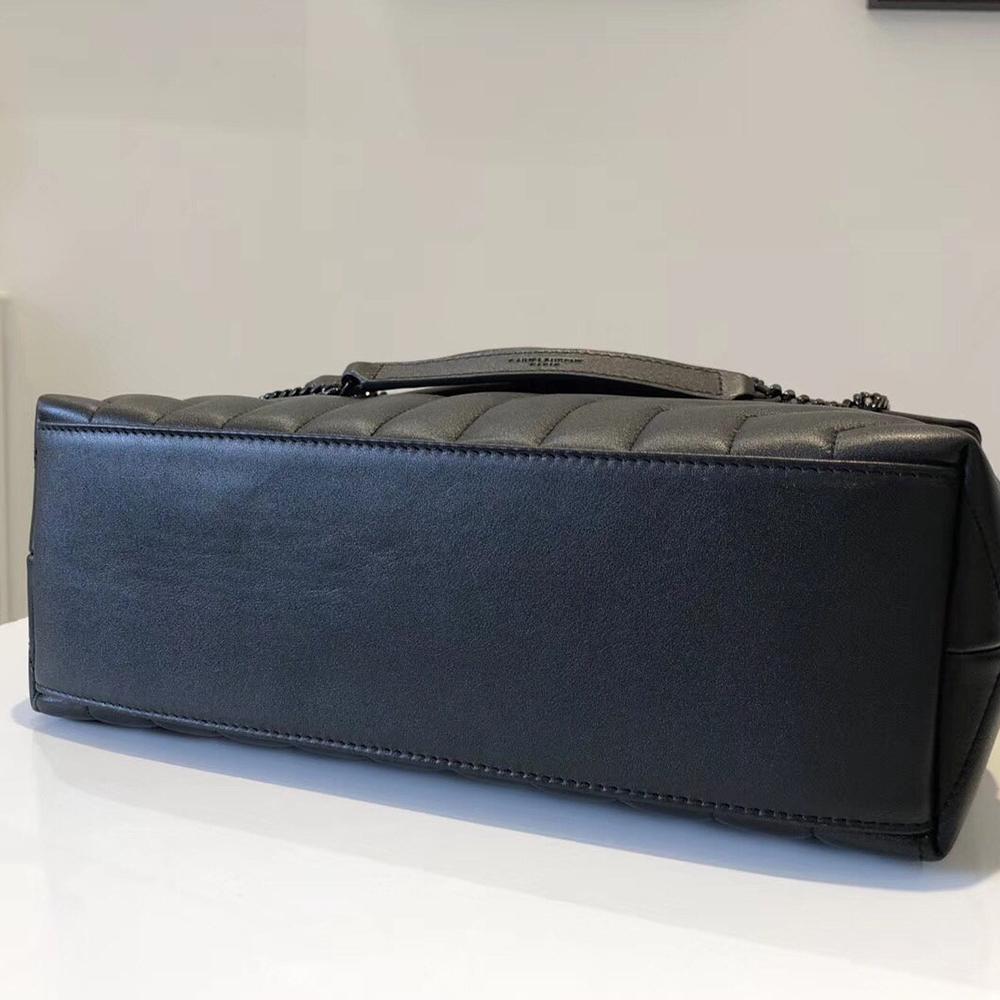 YSL Loulou Small Bag - Nero (Black) — view 8