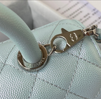 Chanel Coco Handle Bag 92990 23cm - Blue — view 5