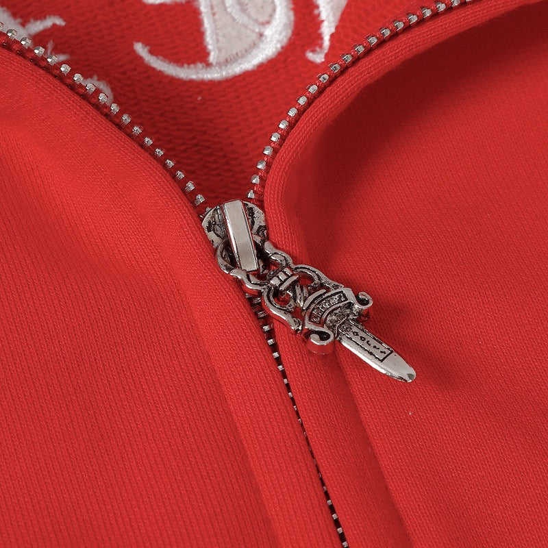 Chrome Hearts New Zip Up Hoodie 7019 — view 18