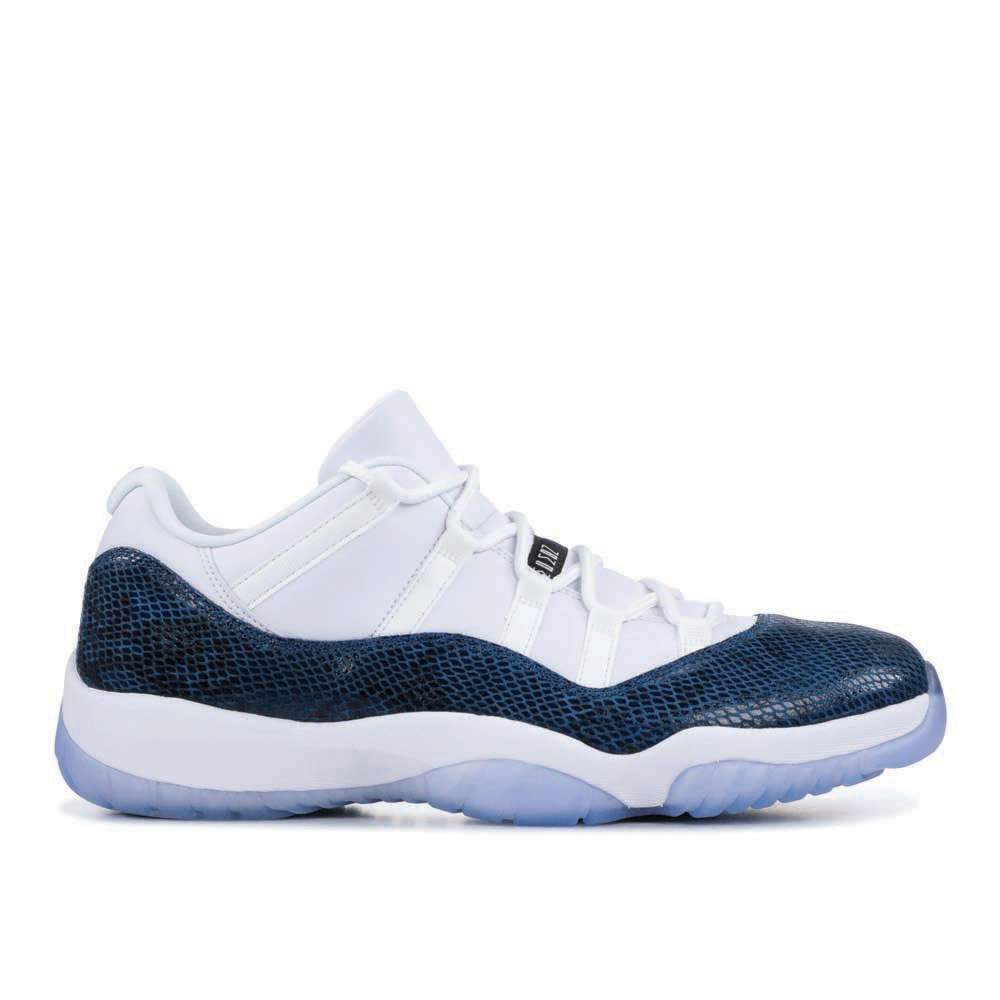 Air Jordan 11 Retro Low ‘Navy Snakeskin’ 2019 Unfading Sneaker — view 1