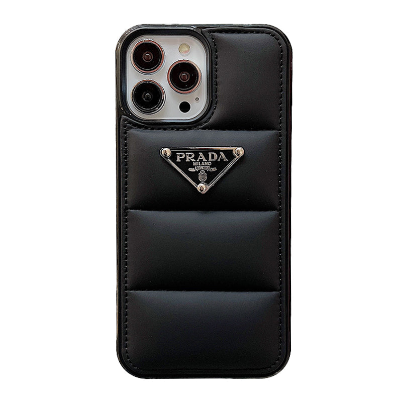 Black Down Jacket iPhone Case — view 1