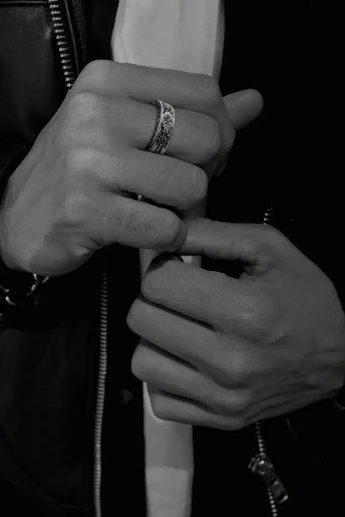CHROME HEARTS DAGGER SPACER RING  6MM — view 2