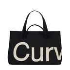 Curves Knit Tote (Black) — view 1