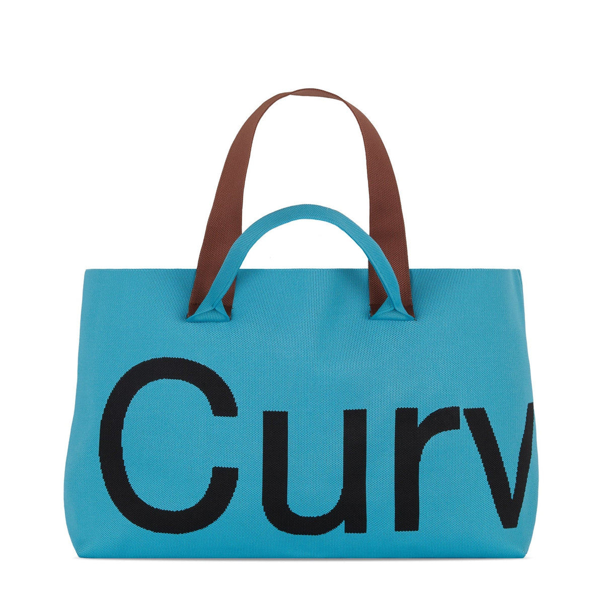 Curves Knit Tote (Cerulean) — view 1