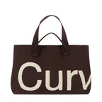 Curves Knit Tote (Chocolate) — view 1