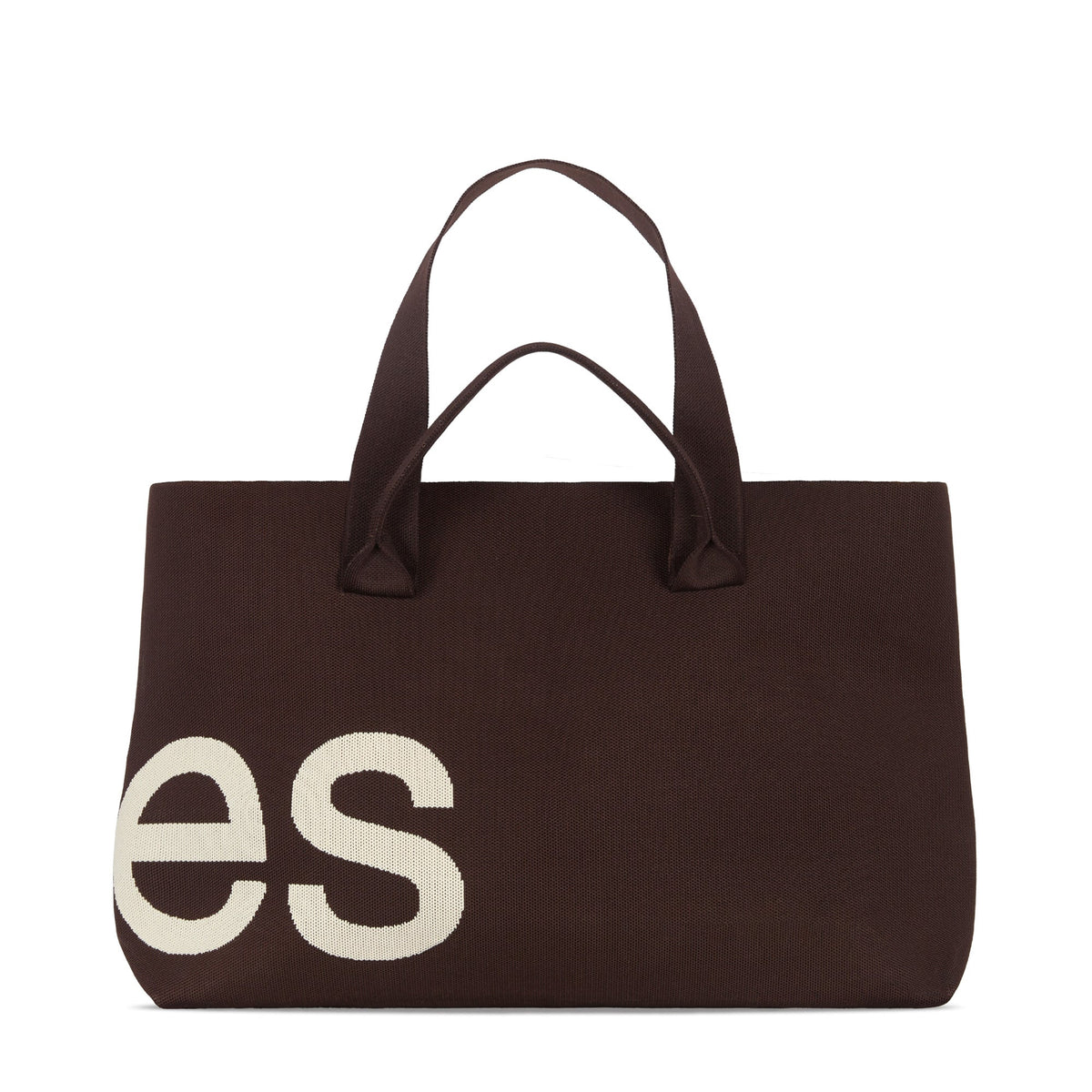 Curves Knit Tote (Chocolate) — view 2