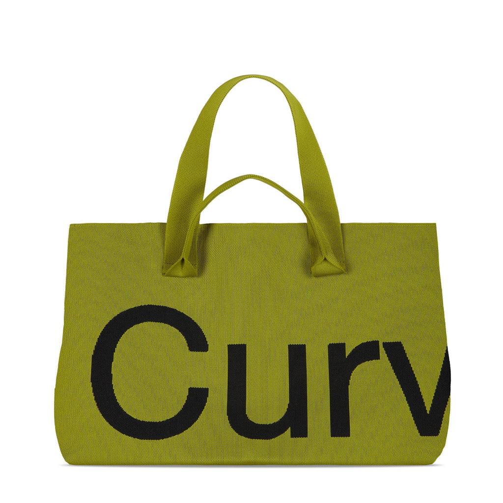 Curves Knit Tote (Lemongrass) — view 1