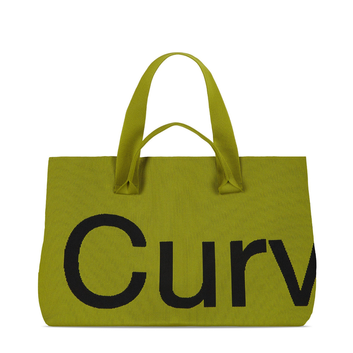 Curves Knit Tote (Lemongrass) — view 1
