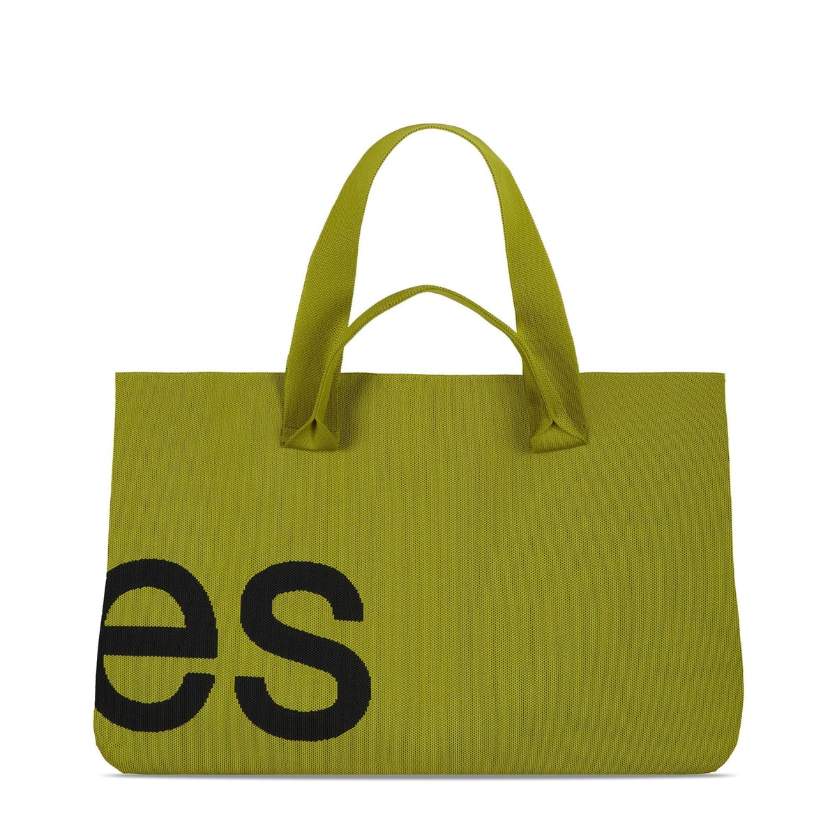 Curves Knit Tote (Lemongrass) — view 2