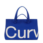 Curves Knit Tote (Sapphire) — view 1