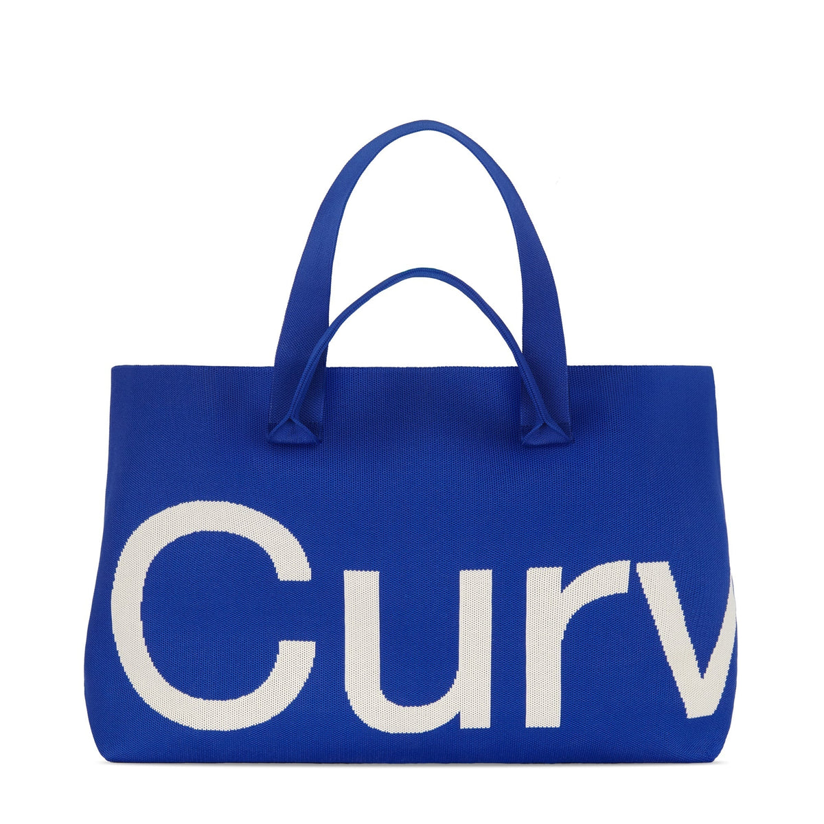 Curves Knit Tote (Sapphire) — view 1