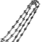 Chrome Hearts CROSS AND BABYFAT CHARM WITH TINY E CH PLUS CHALK CHAIN — view 8