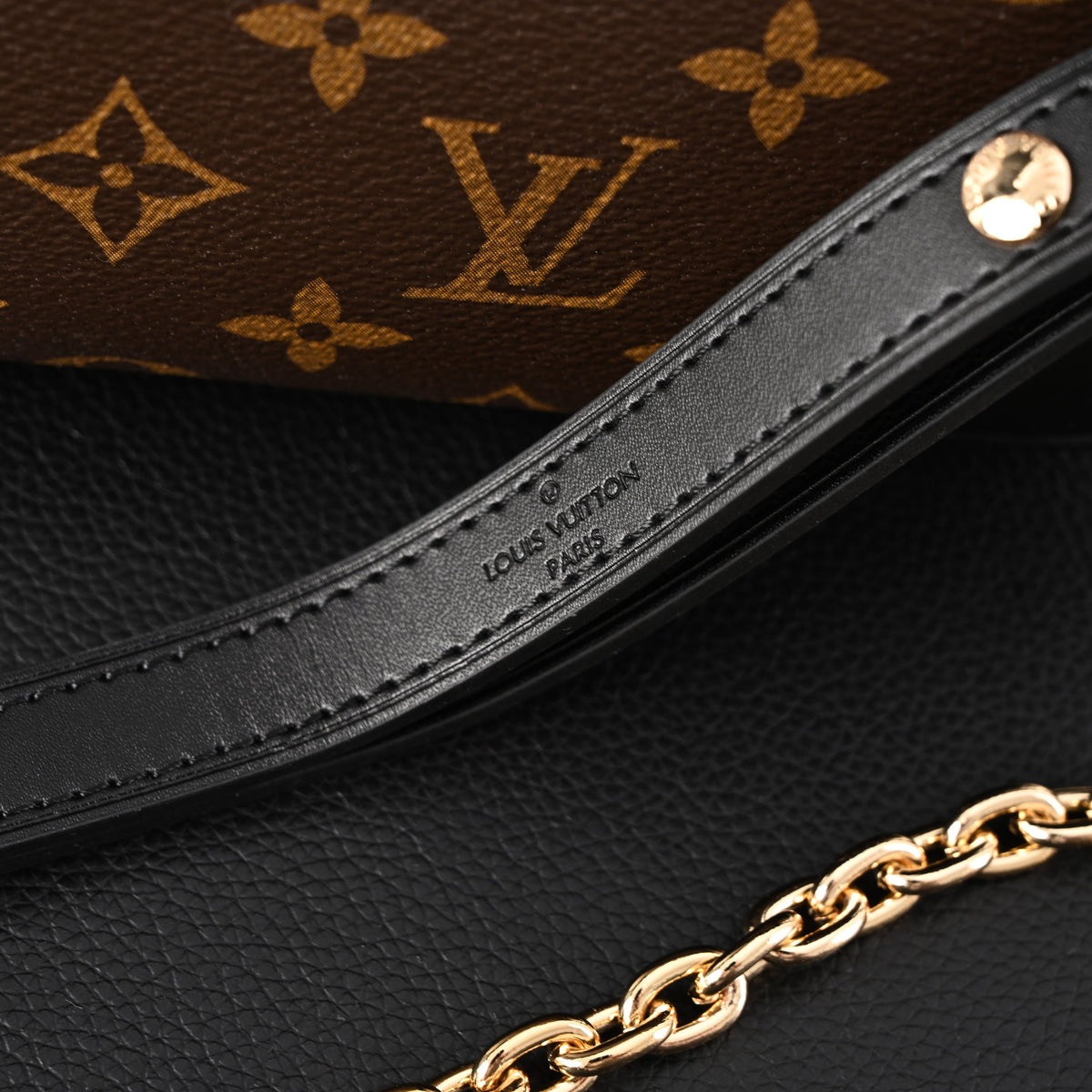 Louis Vuitton Monogram Canvas Pochette Shoulder Bag — view 5