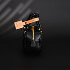 Miu Miu Black Matelassé Leather Top Handle Bag — view 10