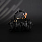 Miu Miu Black Matelassé Leather Top Handle Bag — view 11