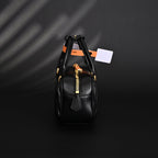 Miu Miu Black Matelassé Leather Top Handle Bag — view 13