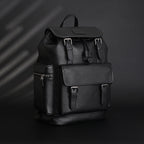 Prada Nylon & Leather Multi-Pocket Backpack – Black - Classic Black — view 5