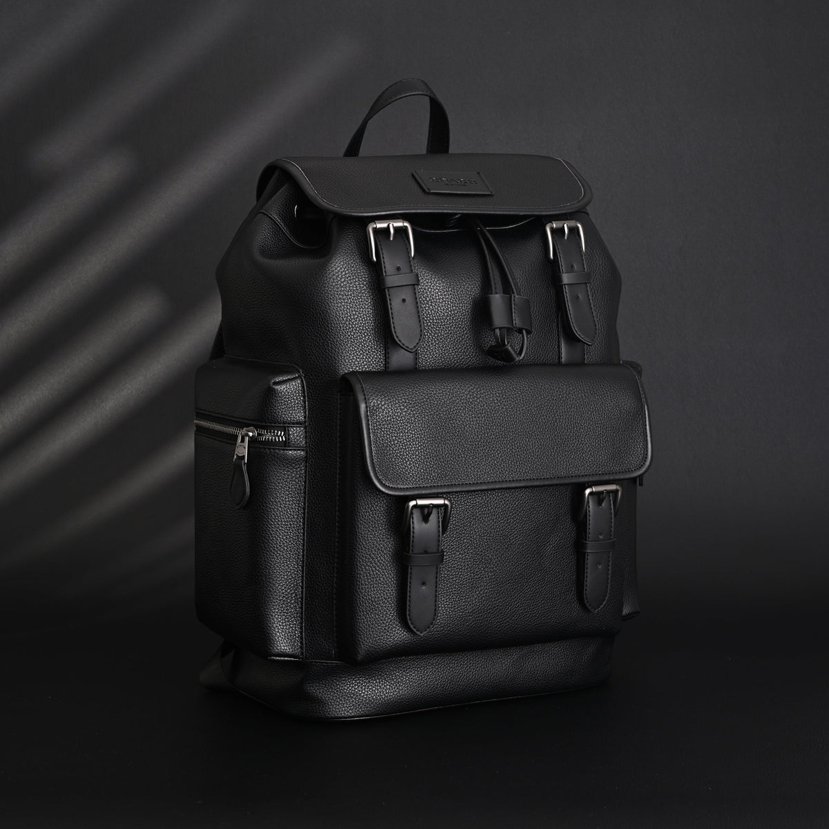 Prada Nylon & Leather Multi-Pocket Backpack – Black - Classic Black — view 5