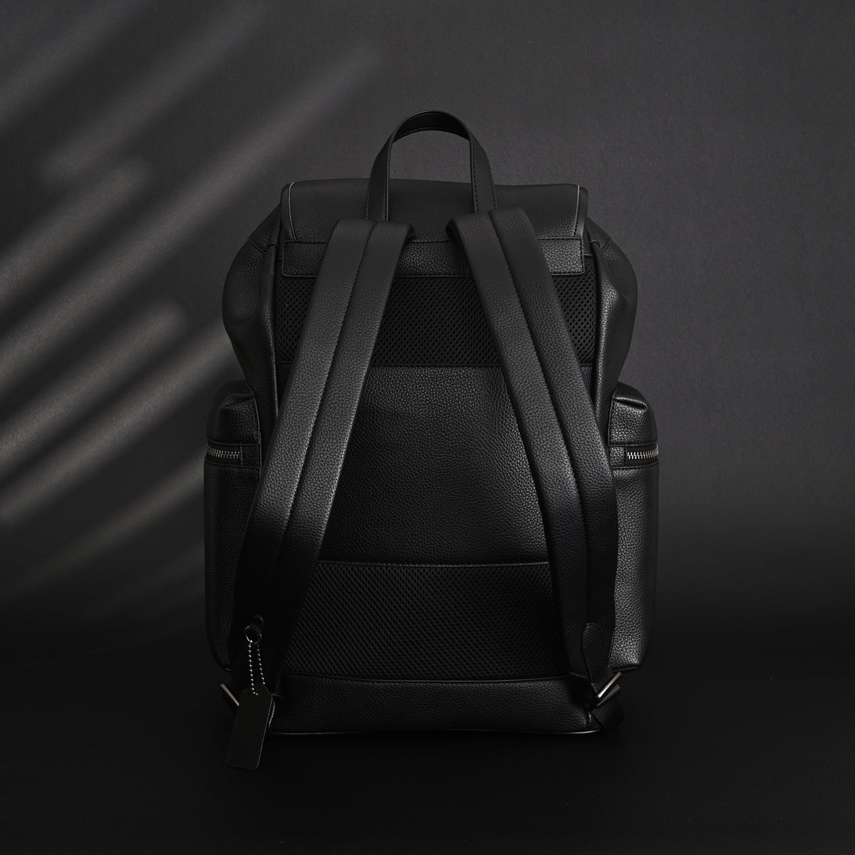 Prada Nylon & Leather Multi-Pocket Backpack – Black - Classic Black — view 7