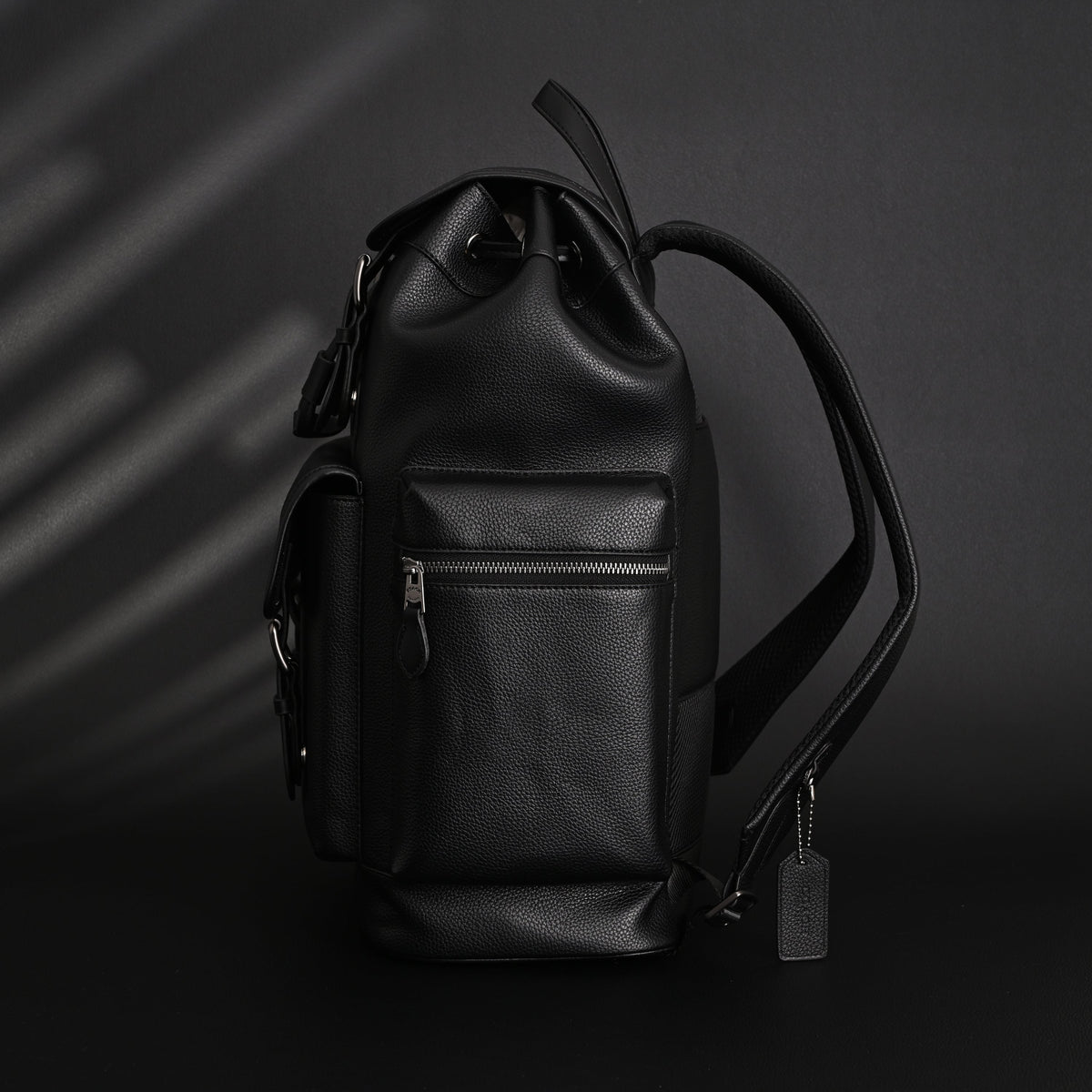 Prada Nylon & Leather Multi-Pocket Backpack – Black - Classic Black — view 8