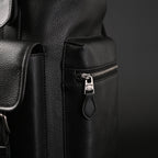 Prada Nylon & Leather Multi-Pocket Backpack – Black - Classic Black — view 15