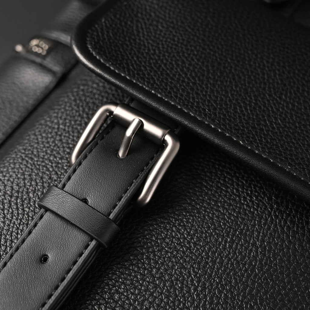 Prada Nylon & Leather Multi-Pocket Backpack – Black - Classic Black — view 2