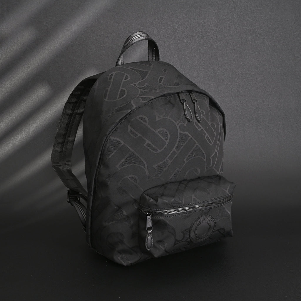 Burberry Monogram Black Nylon Backpack — view 1