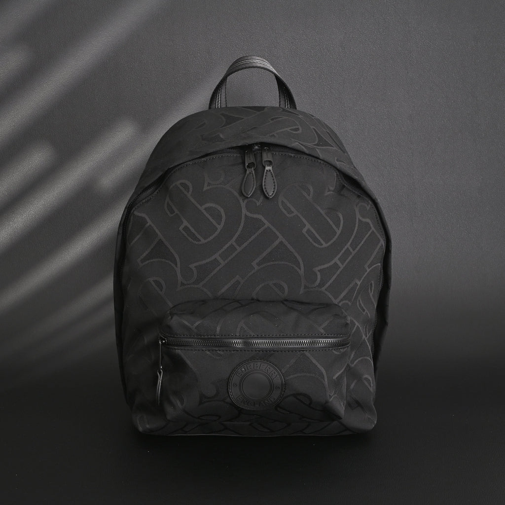 Burberry Monogram Black Nylon Backpack — view 2