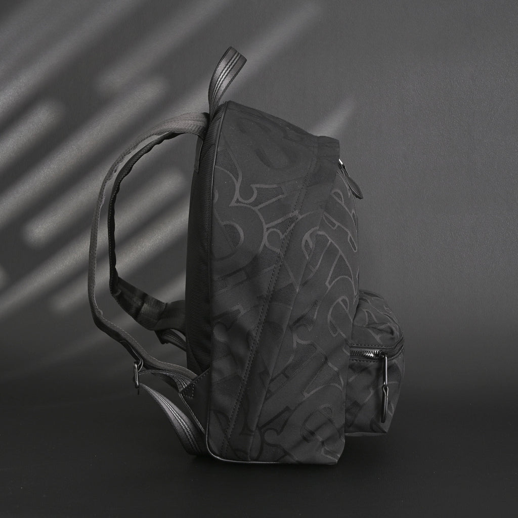 Burberry Monogram Black Nylon Backpack — view 3