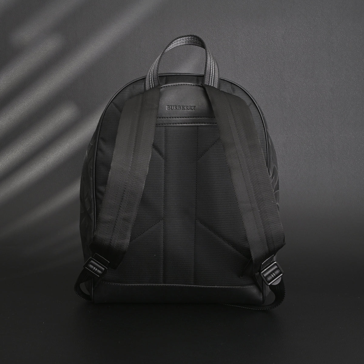 Burberry Monogram Black Nylon Backpack — view 4