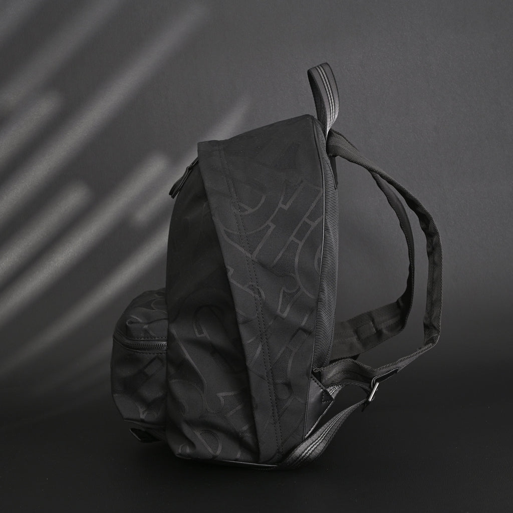 Burberry Monogram Black Nylon Backpack — view 5