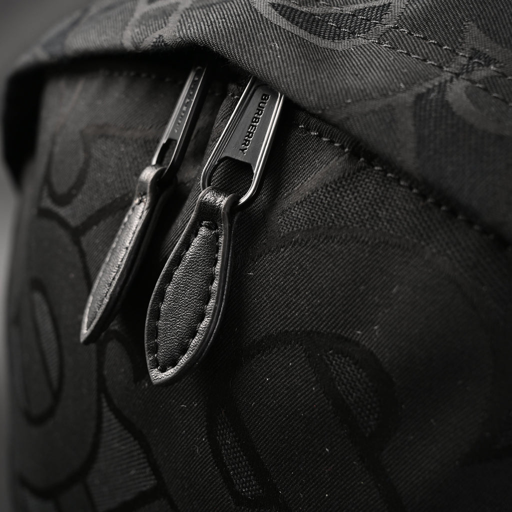 Burberry Monogram Black Nylon Backpack — view 9