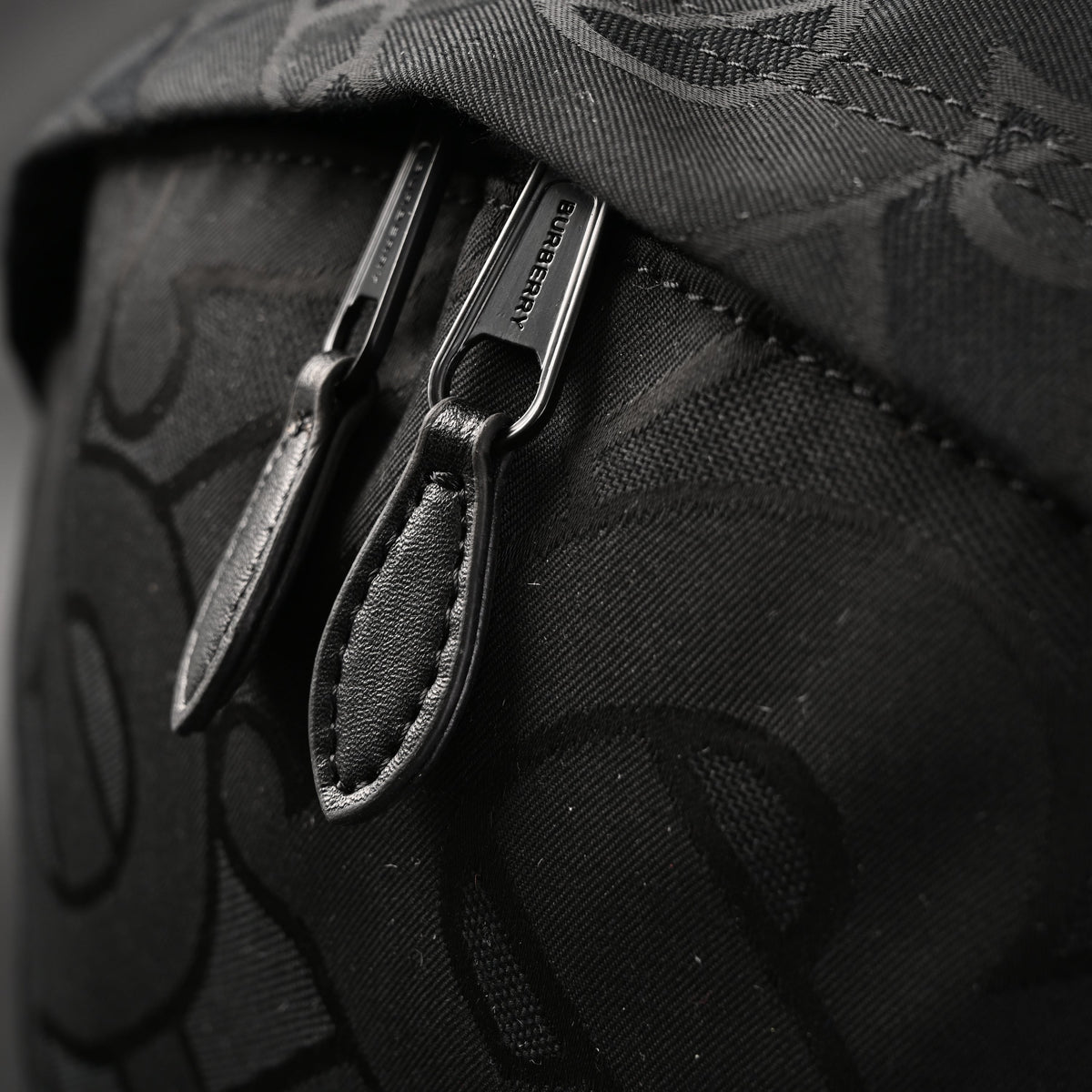 Burberry Monogram Black Nylon Backpack — view 9