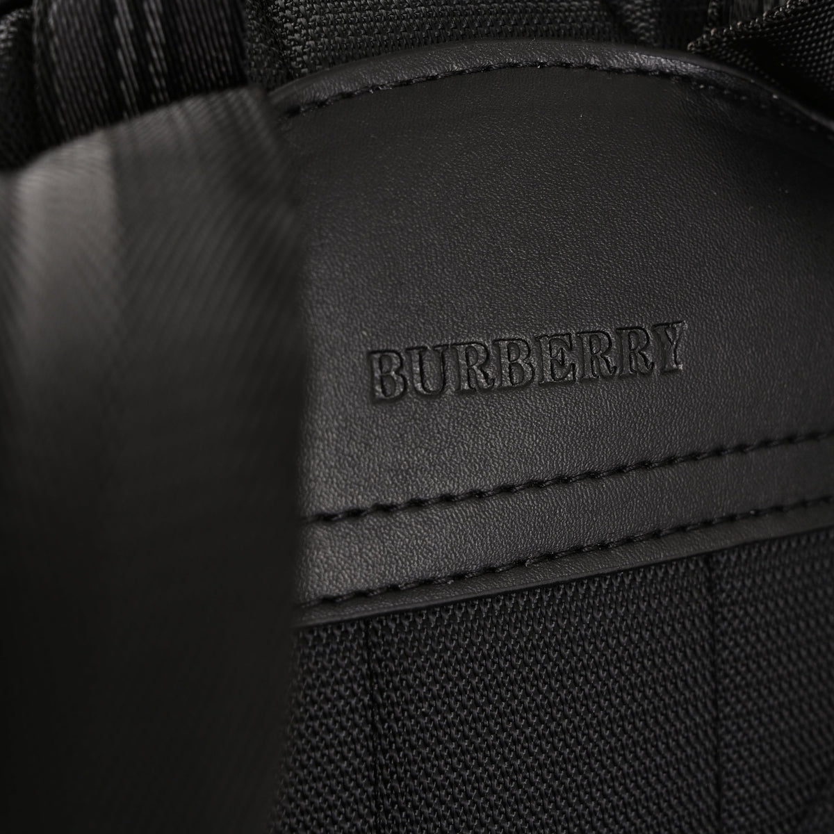 Burberry Monogram Black Nylon Backpack — view 12