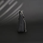 Prada Re-Edition 2005 Nylon Shoulder Bag – Black - Black with Silver-Tone Hardware — view 9